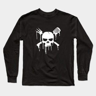 BBQ skull Long Sleeve T-Shirt